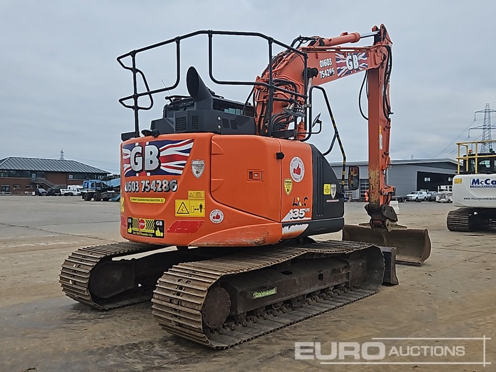 2019 Hitachi ZX135US-6 - Escavadora de rastos: foto 5 2019 Hitachi ZX135US-6 - Escavadora de rastos: foto 5