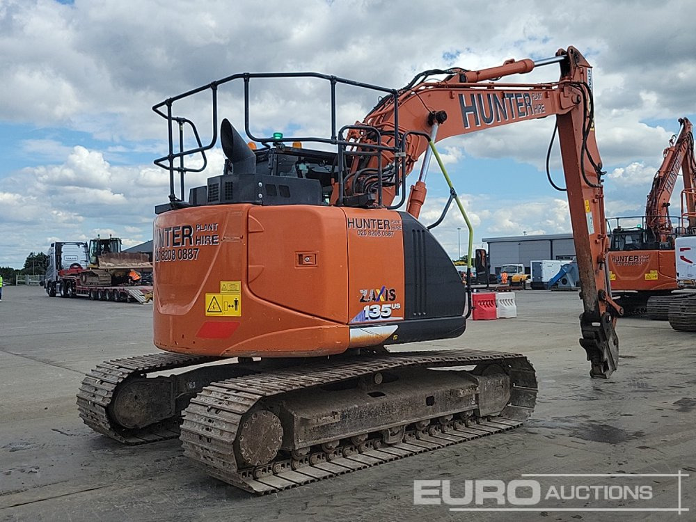 2019 Hitachi ZX135US-6 - Escavadora de rastos: foto 5 2019 Hitachi ZX135US-6 - Escavadora de rastos: foto 5