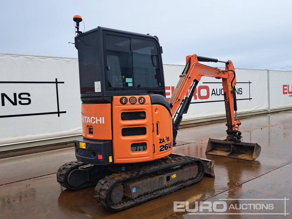2019 Hitachi ZX26U-5A CR - Mini escavadeira: foto 5 2019 Hitachi ZX26U-5A CR - Mini escavadeira: foto 5