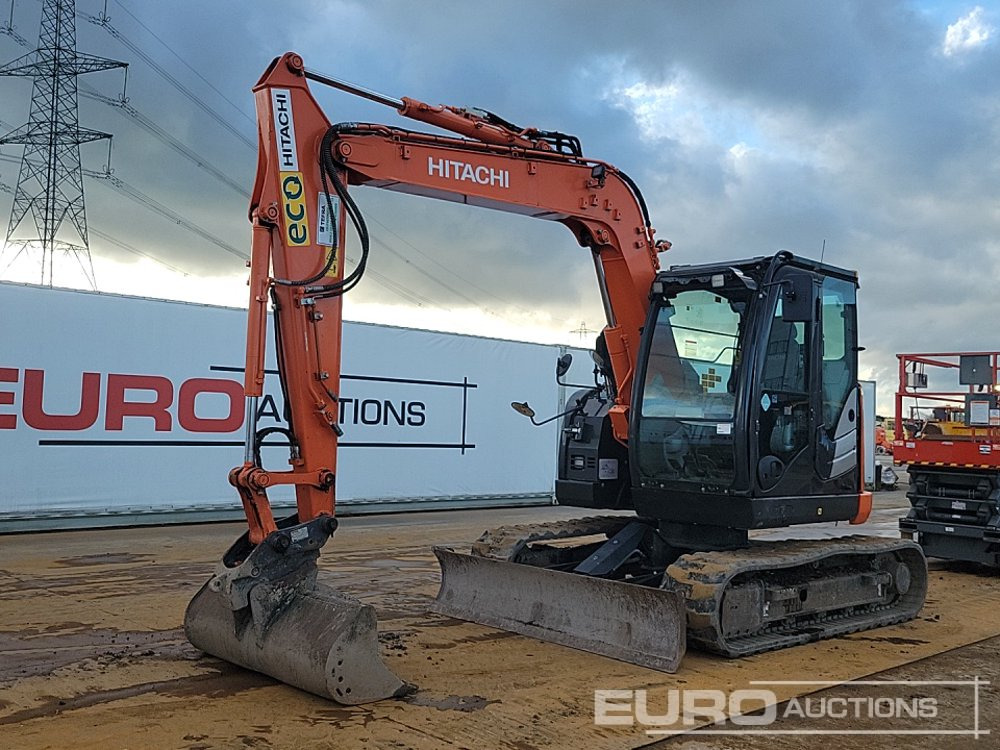 2019 Hitachi ZX85US-6 - Mini escavadeira: foto 1 2019 Hitachi ZX85US-6 - Mini escavadeira: foto 1