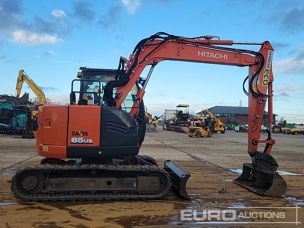 Mini escavadeira 2019 Hitachi ZX85US-6: foto 6