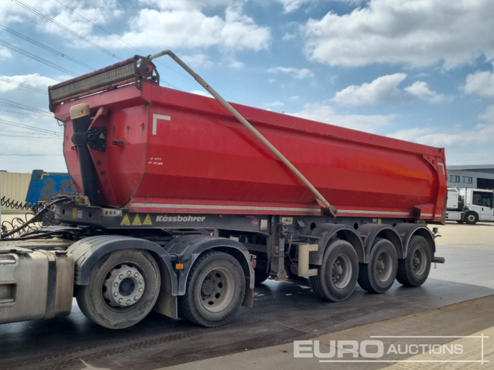 2019 KASBOHRER Tri Axle Tipping Trailer, Easy Sheet, Lift Axle - Semireboque basculante: foto 1 2019 KASBOHRER Tri Axle Tipping Trailer, Easy Sheet, Lift Axle - Semireboque basculante: foto 1