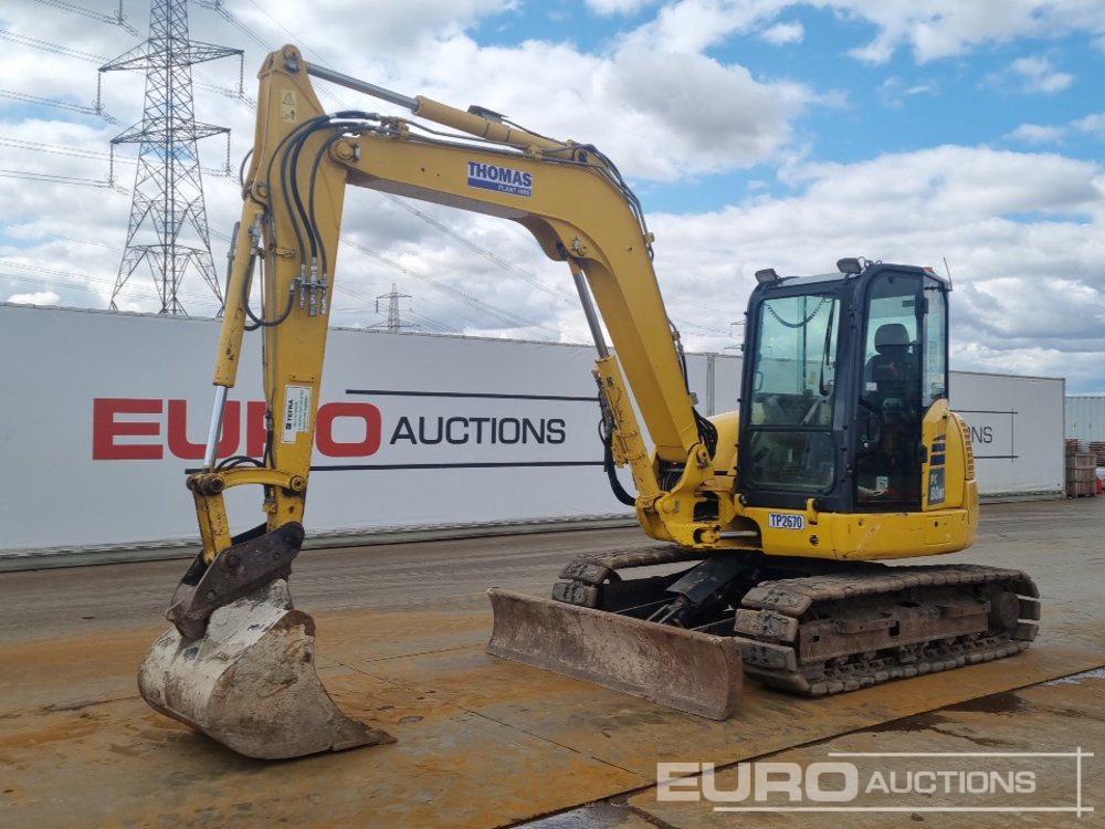 2019 Komatsu PC80MR-5 - Mini escavadeira: foto 1 2019 Komatsu PC80MR-5 - Mini escavadeira: foto 1