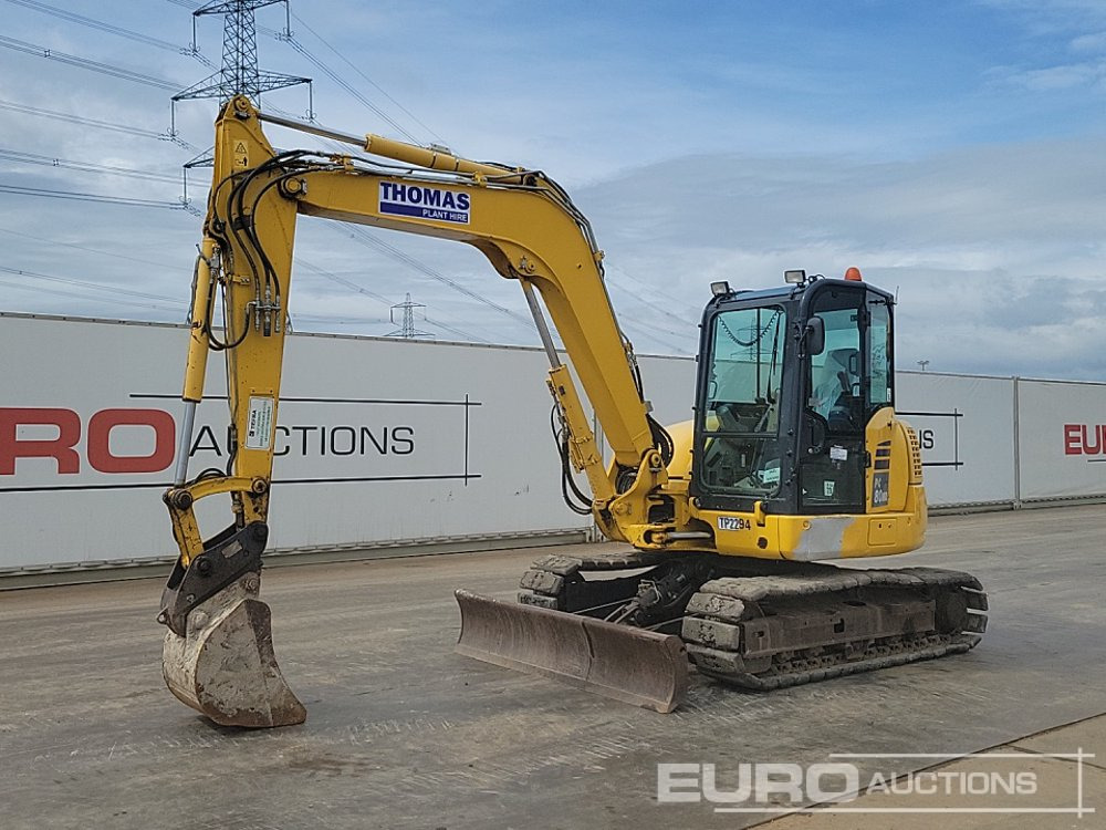 2019 Komatsu PC80MR-5 - Mini escavadeira: foto 1 2019 Komatsu PC80MR-5 - Mini escavadeira: foto 1
