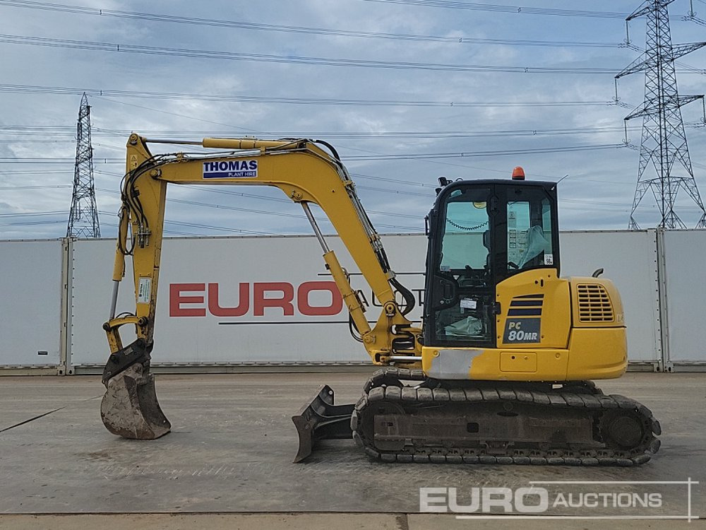 2019 Komatsu PC80MR-5 - Mini escavadeira: foto 2 2019 Komatsu PC80MR-5 - Mini escavadeira: foto 2