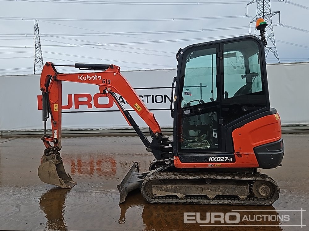 2019 Kubota KX027-4 - Mini escavadeira: foto 2 2019 Kubota KX027-4 - Mini escavadeira: foto 2