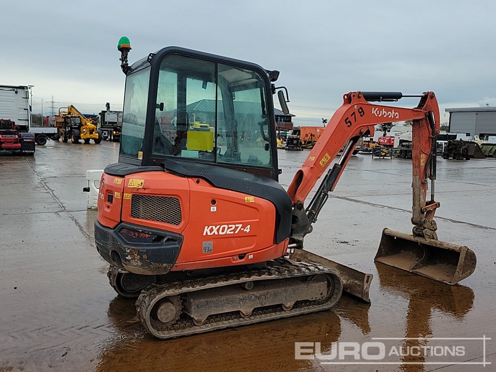 2019 Kubota KX027-4 - Mini escavadeira: foto 5 2019 Kubota KX027-4 - Mini escavadeira: foto 5