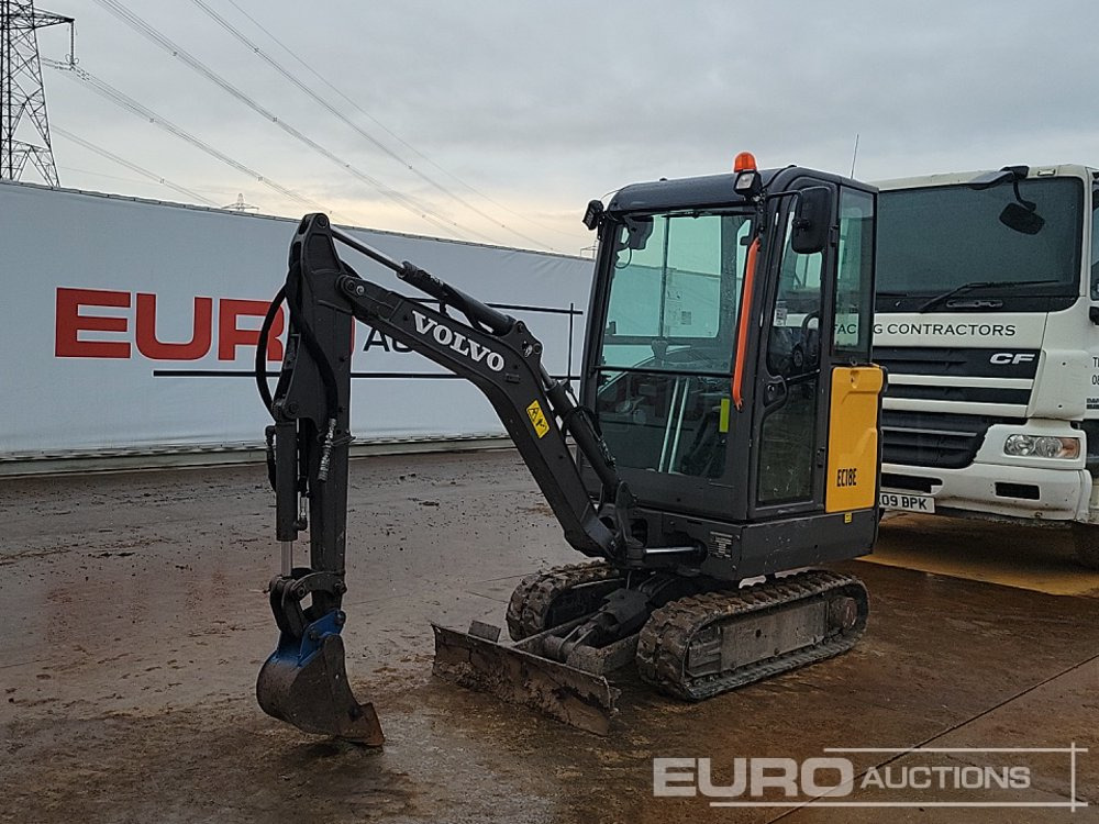 2019 Volvo EC18E - Mini escavadeira: foto 1 2019 Volvo EC18E - Mini escavadeira: foto 1