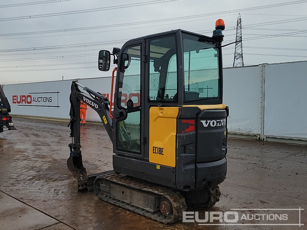 2019 Volvo EC18E - Mini escavadeira: foto 3 2019 Volvo EC18E - Mini escavadeira: foto 3