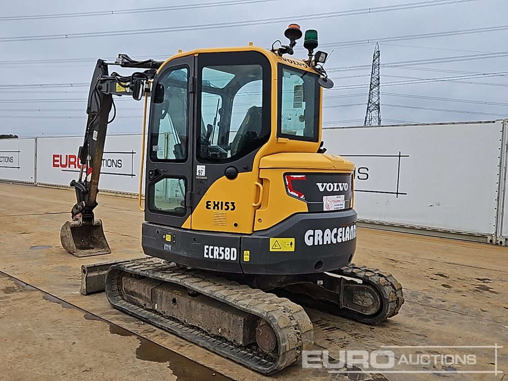 2019 Volvo ECR58D - Mini escavadeira: foto 3 2019 Volvo ECR58D - Mini escavadeira: foto 3