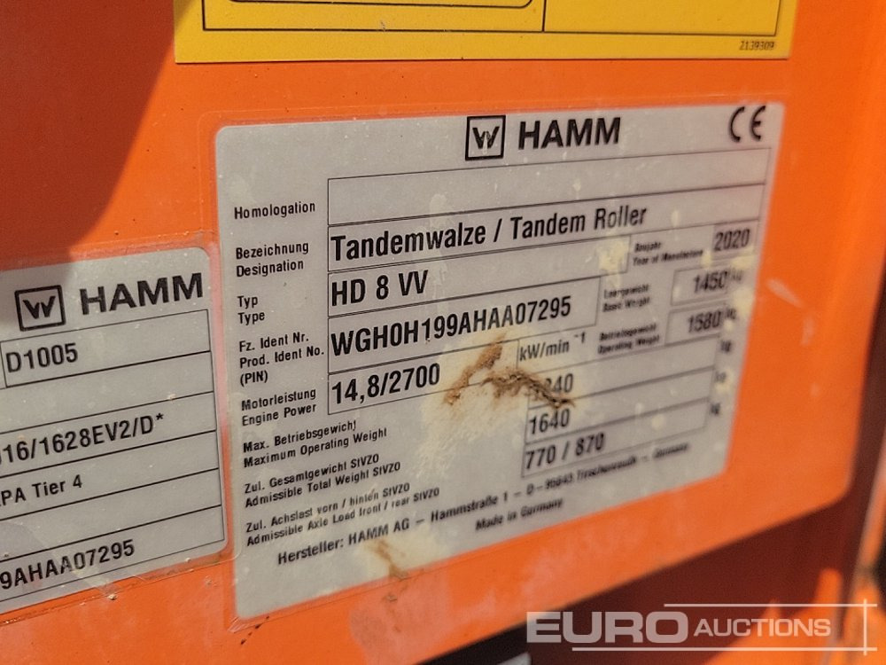 Rolo 2020 Hamm HD8VV: foto 36