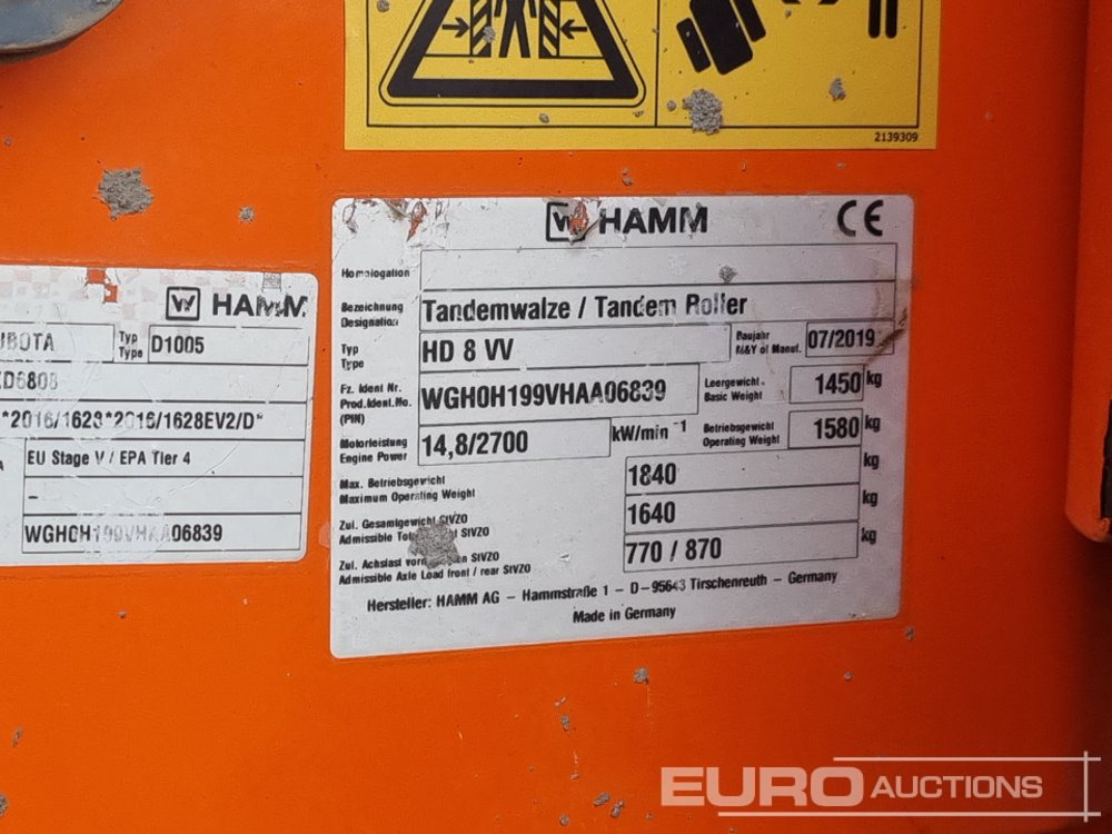 Rolo 2020 Hamm HD8VV: foto 28