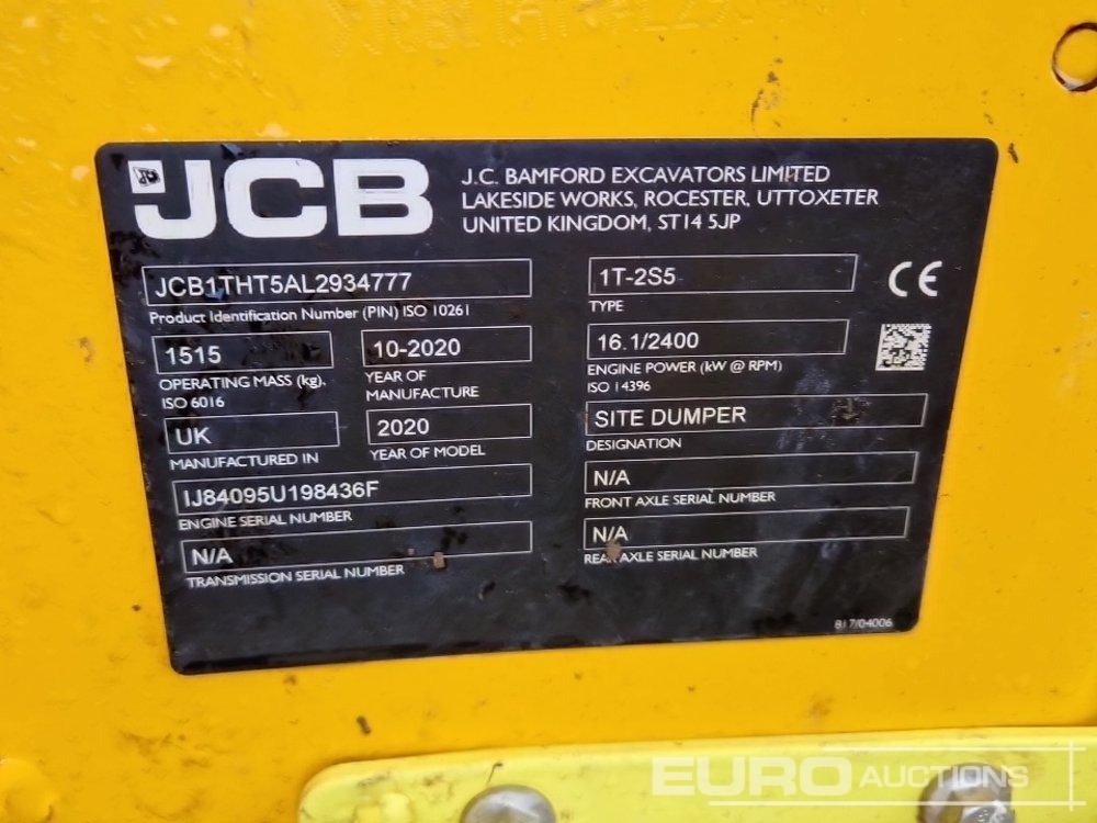Tombador 2020 JCB 1T-2S5: foto 36