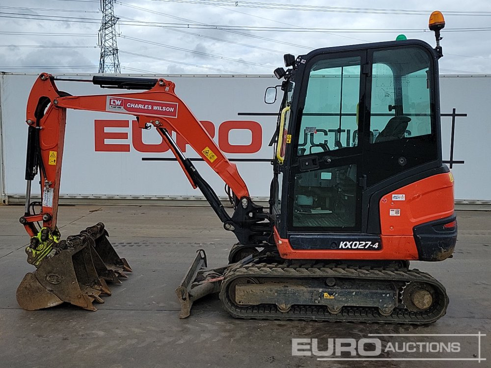 2020 Kubota KX027-4 - Mini escavadeira: foto 2 2020 Kubota KX027-4 - Mini escavadeira: foto 2