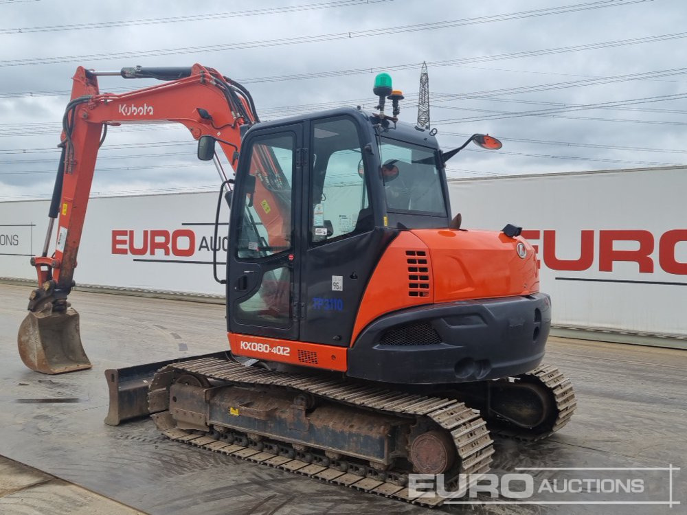 2020 Kubota KX080-4A - Mini escavadeira: foto 3 2020 Kubota KX080-4A - Mini escavadeira: foto 3