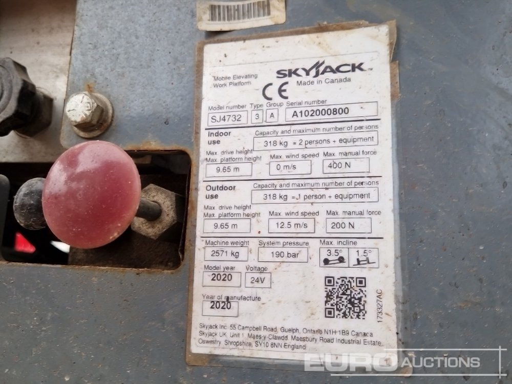 Plataforma aérea 2020 SkyJack SJ4732
SJ16: foto 27
