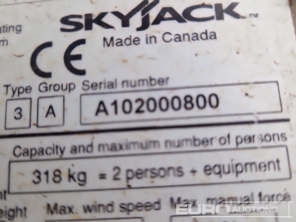 Plataforma aérea 2020 SkyJack SJ4732
SJ16: foto 28