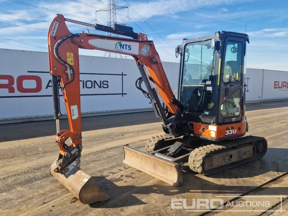 2021 Hitachi ZX33U-6 CLR - Mini escavadeira: foto 1 2021 Hitachi ZX33U-6 CLR - Mini escavadeira: foto 1