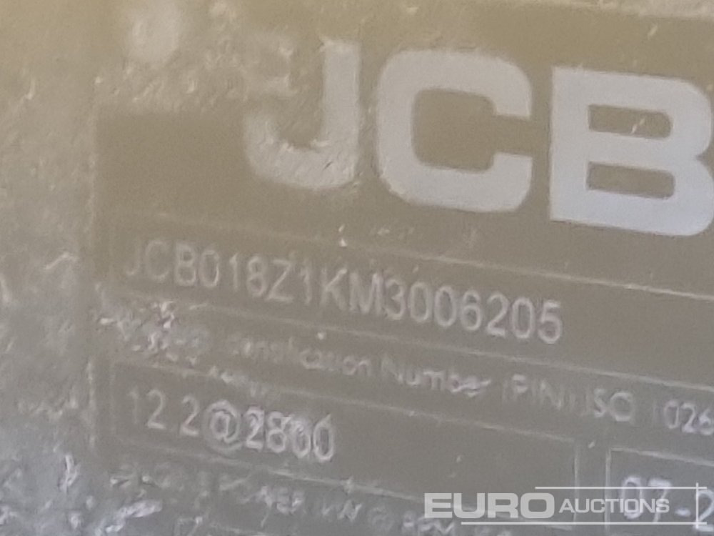 Mini escavadeira 2021 JCB 18Z: foto 46