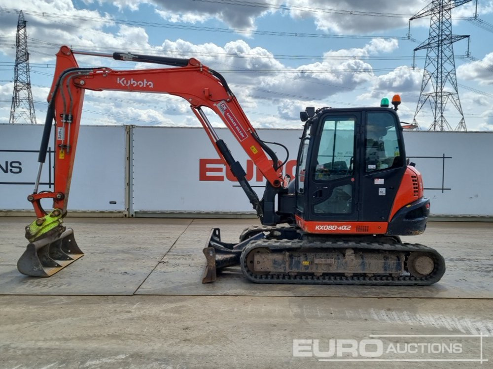 2021 Kubota KX080-4A2 - Mini escavadeira: foto 2 2021 Kubota KX080-4A2 - Mini escavadeira: foto 2