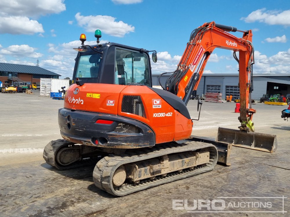 2021 Kubota KX080-4A2 - Mini escavadeira: foto 5 2021 Kubota KX080-4A2 - Mini escavadeira: foto 5