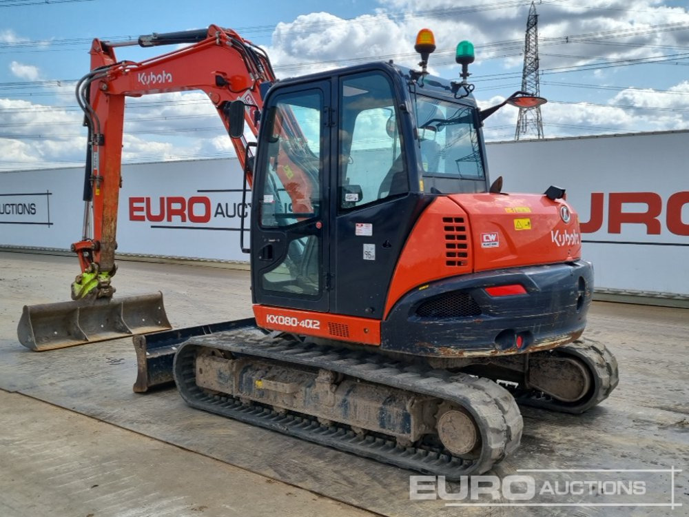 2021 Kubota KX080-4A2 - Mini escavadeira: foto 3 2021 Kubota KX080-4A2 - Mini escavadeira: foto 3