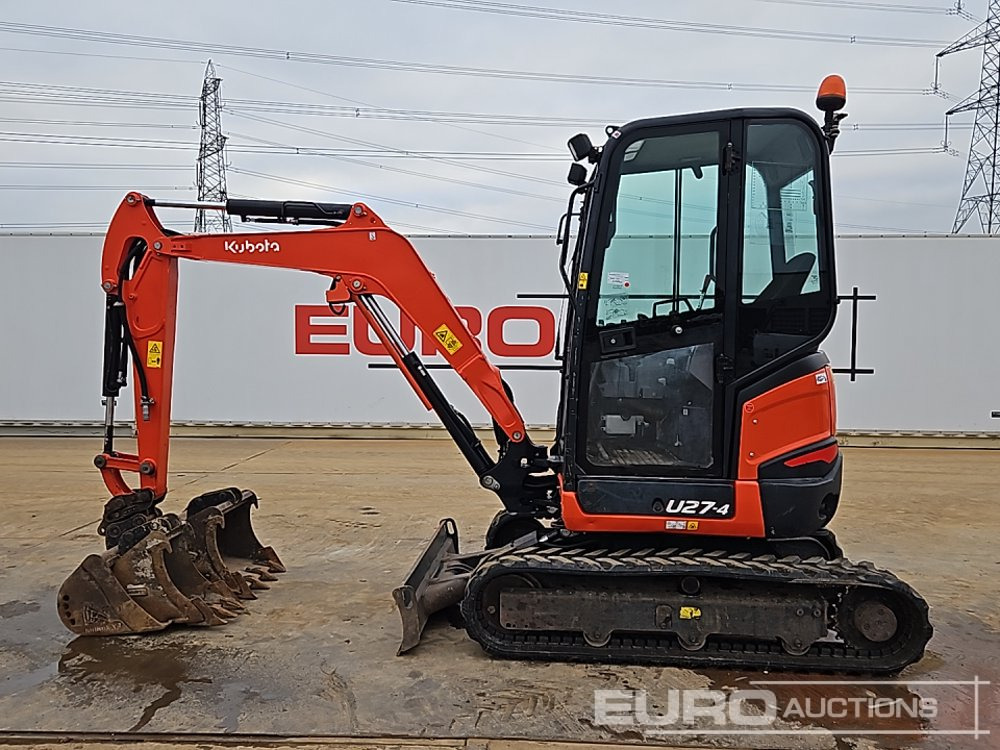 2022 Kubota U27-4 - Mini escavadeira: foto 2 2022 Kubota U27-4 - Mini escavadeira: foto 2
