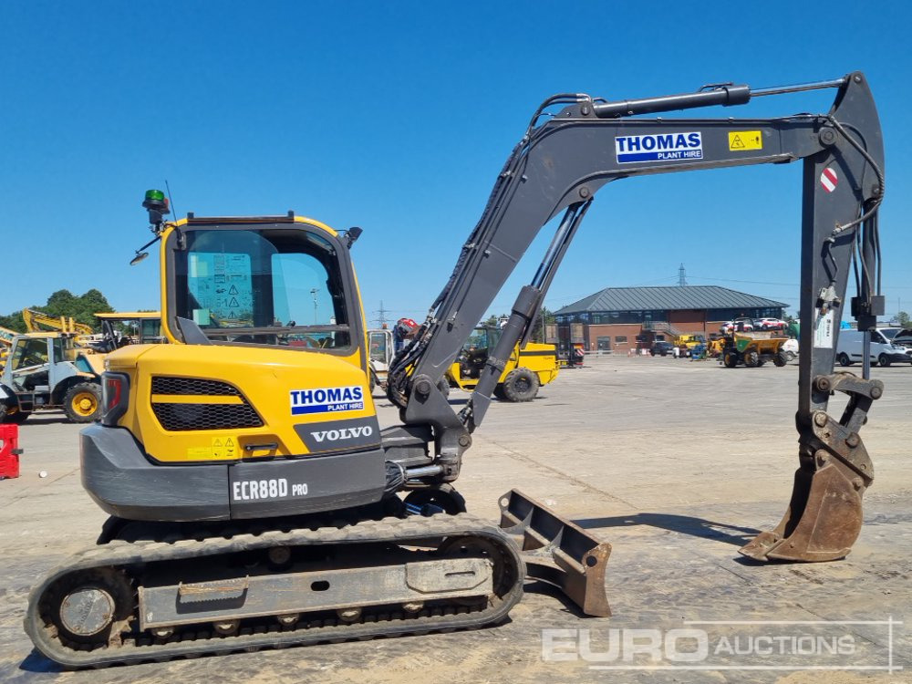 Mini escavadeira 2022 Volvo ECR88D: foto 6