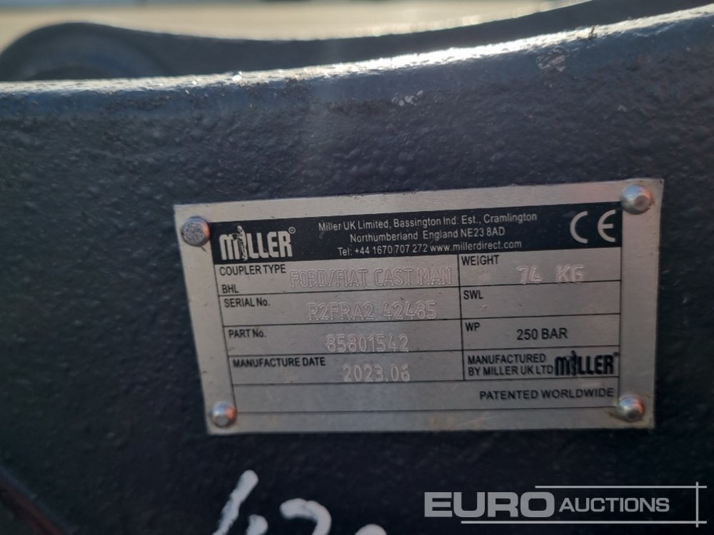 Acoplamento rápido 2023 Manual QH 45mm Pin to suit 4-6 Ton Excavator: foto 14