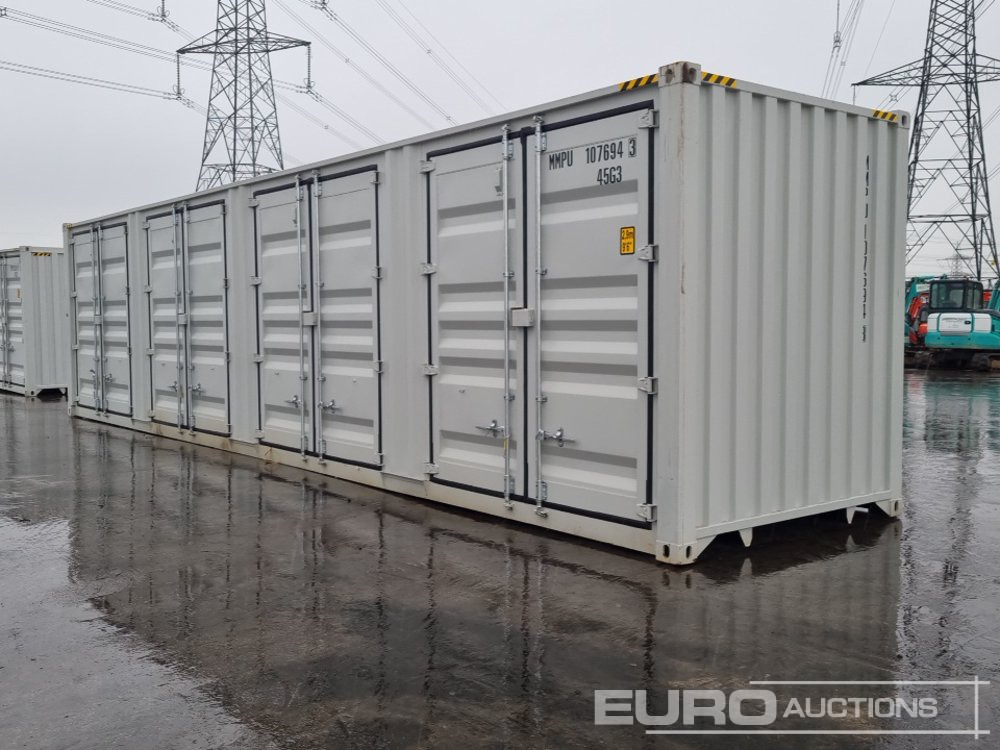 2025 CTN 40' x 8' High Cube Container, 4 Side Doors, 1 End Door (Cannot Be Reconsigned) - Contêiner marítimo: foto 3 2025 CTN 40' x 8' High Cube Container, 4 Side Doors, 1 End Door (Cannot Be Reconsigned) - Contêiner marítimo: foto 3
