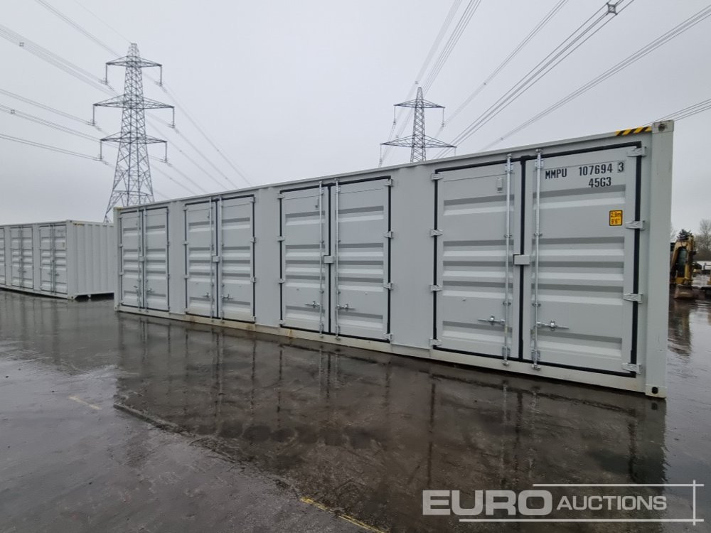 2025 CTN 40' x 8' High Cube Container, 4 Side Doors, 1 End Door (Cannot Be Reconsigned) - Contêiner marítimo: foto 2 2025 CTN 40' x 8' High Cube Container, 4 Side Doors, 1 End Door (Cannot Be Reconsigned) - Contêiner marítimo: foto 2