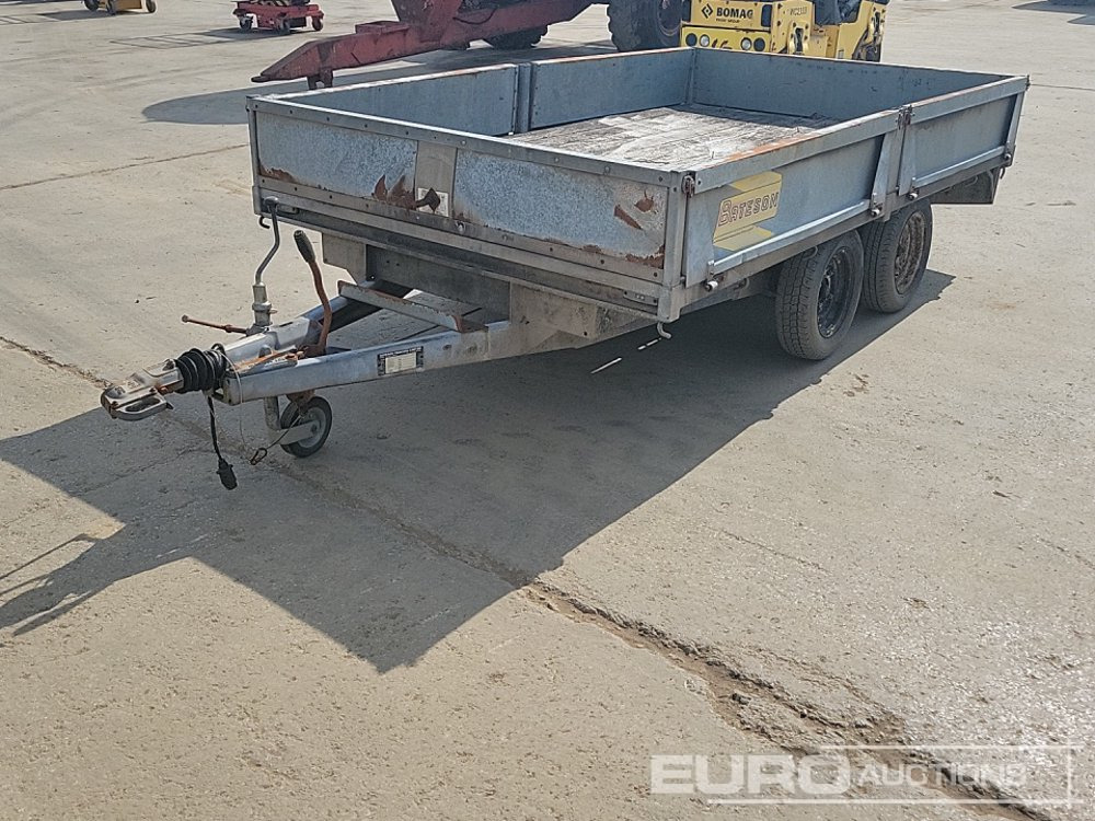 Bateson Trailers 2 Ton Twin Axle Dropside Plant Trailer - Reboque porta máquinas: foto 1 Bateson Trailers 2 Ton Twin Axle Dropside Plant Trailer - Reboque porta máquinas: foto 1