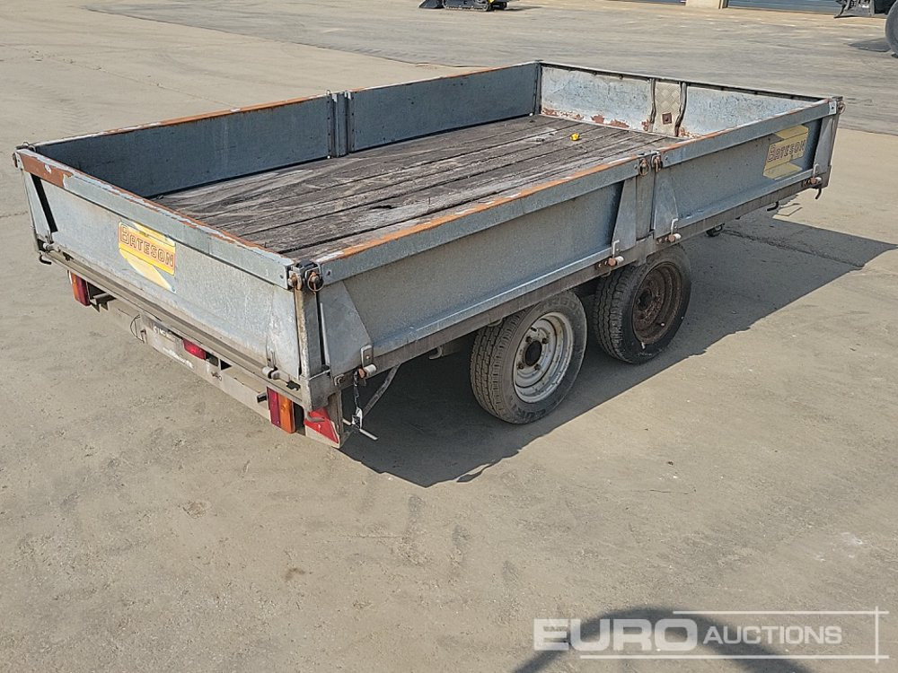 Bateson Trailers 2 Ton Twin Axle Dropside Plant Trailer - Reboque porta máquinas: foto 5 Bateson Trailers 2 Ton Twin Axle Dropside Plant Trailer - Reboque porta máquinas: foto 5