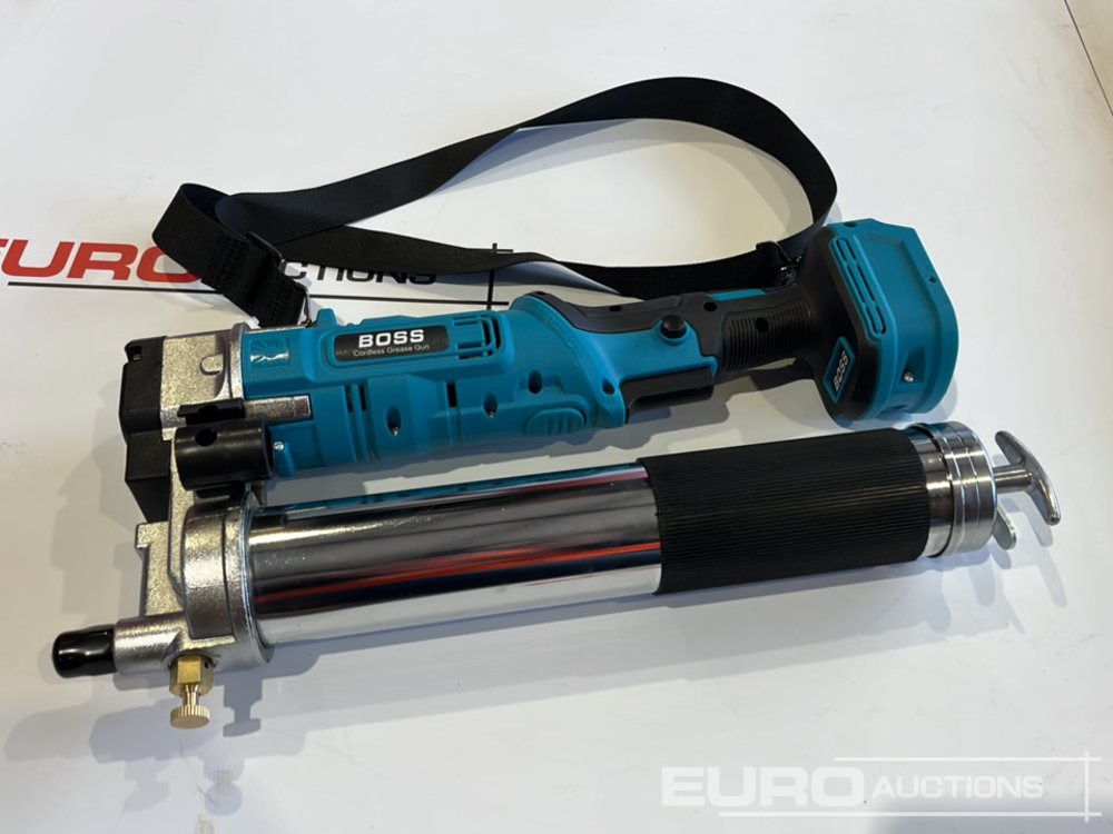 Equipamento para oficina Boss 21 Volt Lithium Battery Cordless Grease Gun, 2 Batteries, Charger, Case, Shoulder Strap, Extension Pieces and Fittings: foto 10