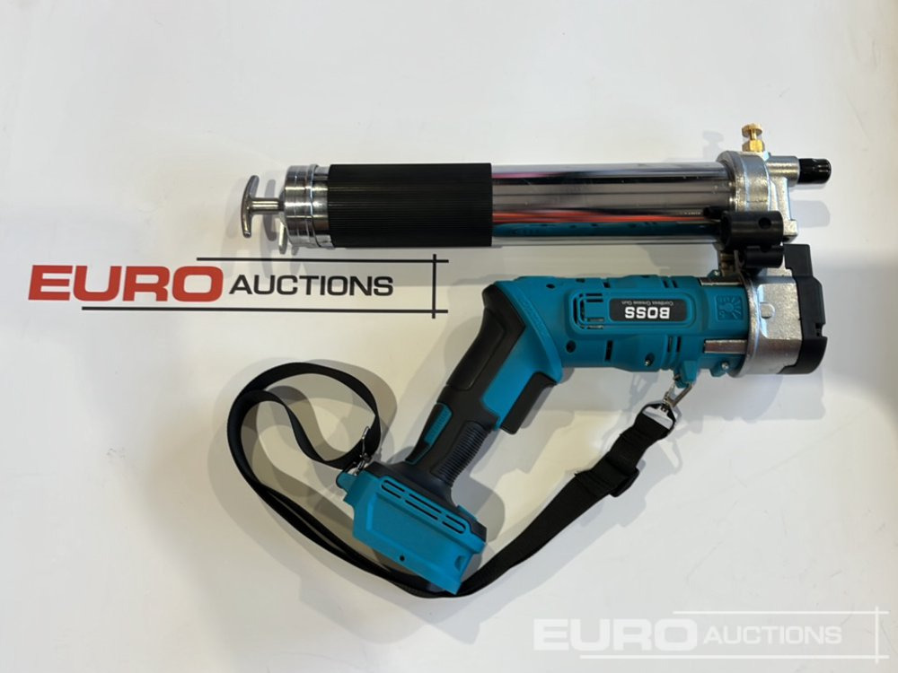 Equipamento para oficina Boss 21 Volt Lithium Battery Cordless Grease Gun, 2 Batteries, Charger, Case, Shoulder Strap, Extension Pieces and Fittings: foto 12