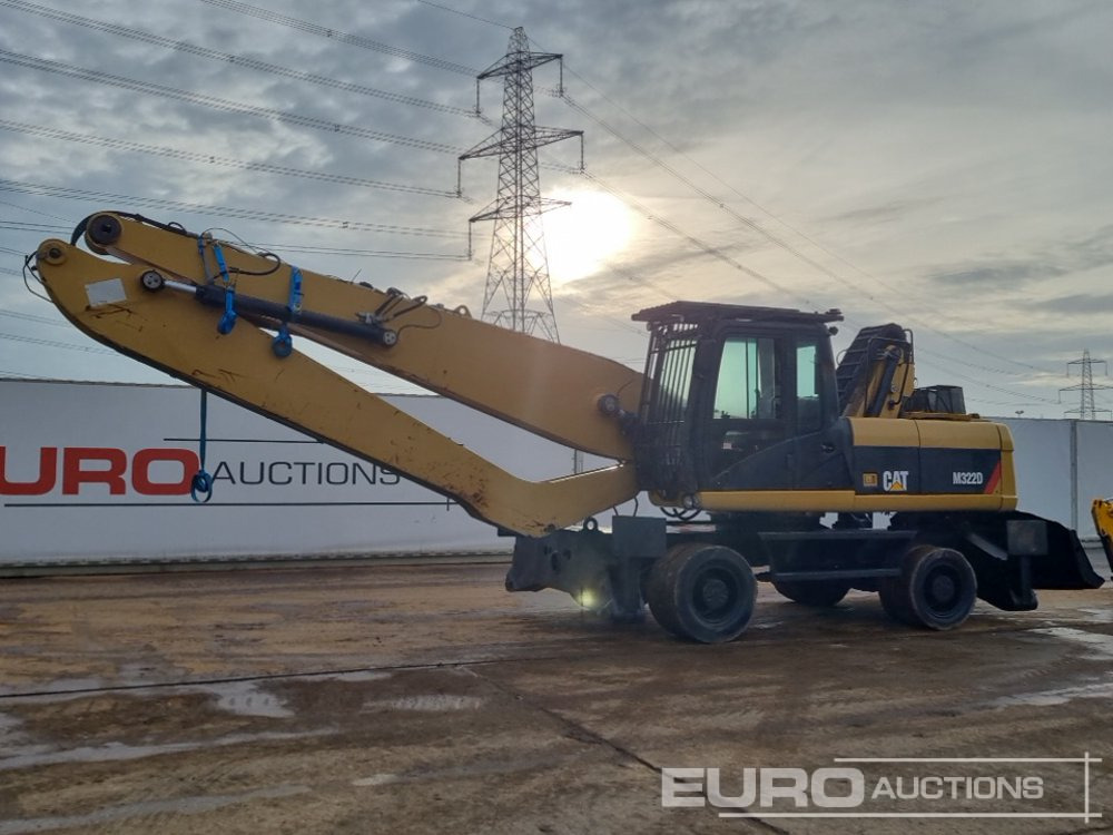 CAT M322D - Escavadeira de rodas: foto 1 CAT M322D - Escavadeira de rodas: foto 1