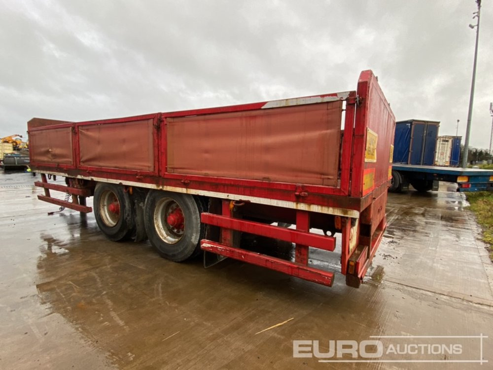 Cheiftain Twin Axle Drag Dropside Block Trailer, Air Brakes - Reboque plataforma/ Caixa aberta: foto 3 Cheiftain Twin Axle Drag Dropside Block Trailer, Air Brakes - Reboque plataforma/ Caixa aberta: foto 3