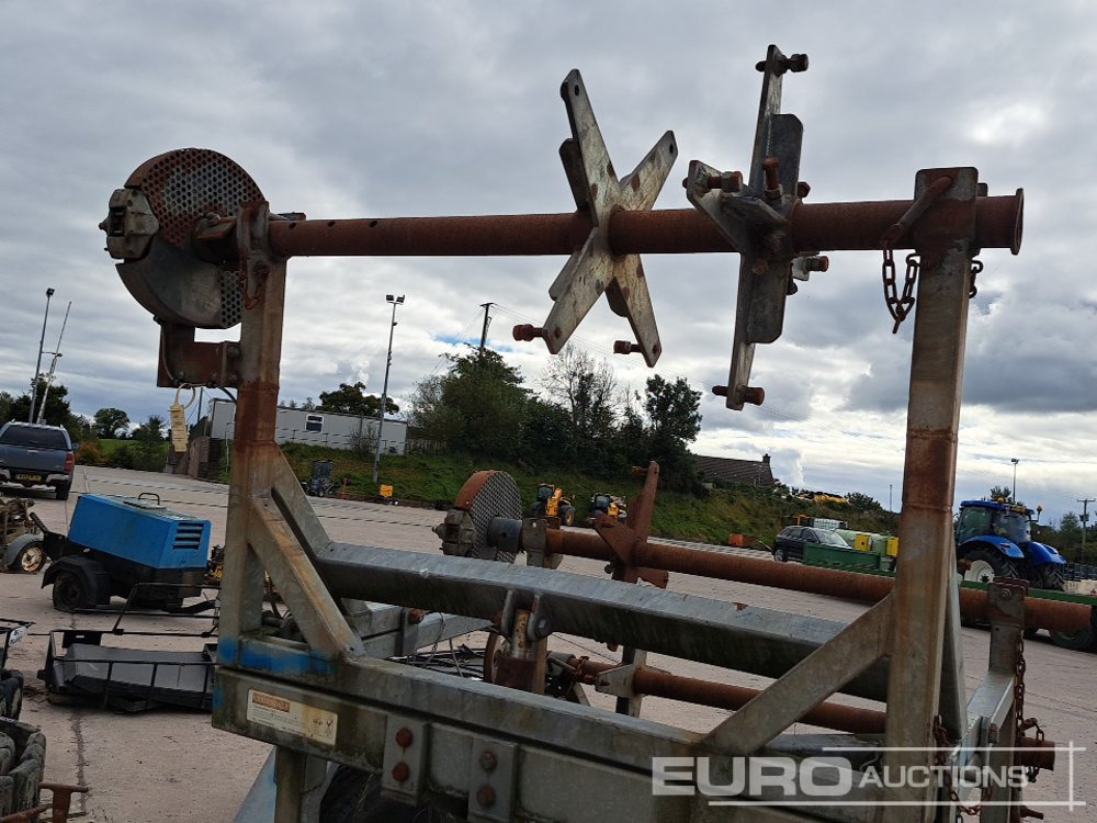 Reboque porta máquinas Clydesdale Single Axle Cable Trailer: foto 14