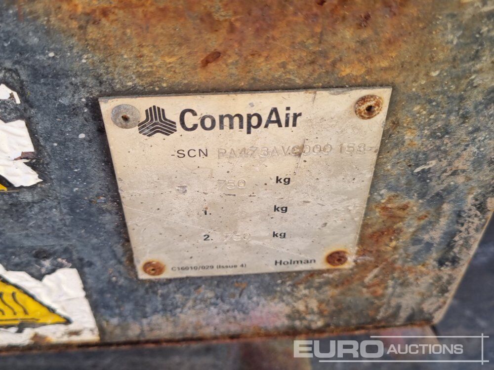 Compressor de ar Comp Air Compressor (Engine Missing), Atlas Copco Single Axle Compressor (Engine Missing), Comp Air Single Axle Compressor (Engine Missing): foto 32 Compressor de ar Comp Air Compressor (Engine Missing), Atlas Copco Single Axle Compressor (Engine Missing), Comp Air Single Axle Compressor (Engine Missing): foto 32