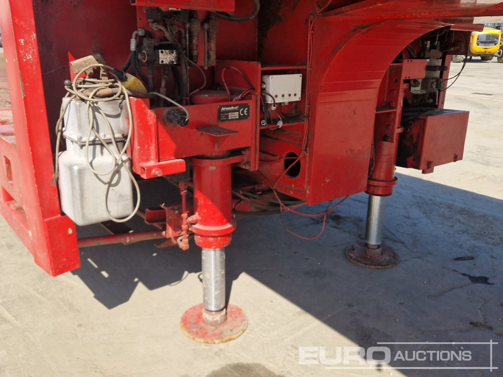 Semireboque baixa ES-GE 6 Axle Step Frame Extendable Low Loader Trailer, 4 Axle Steer, Air Brakes, Auto Lube: foto 22