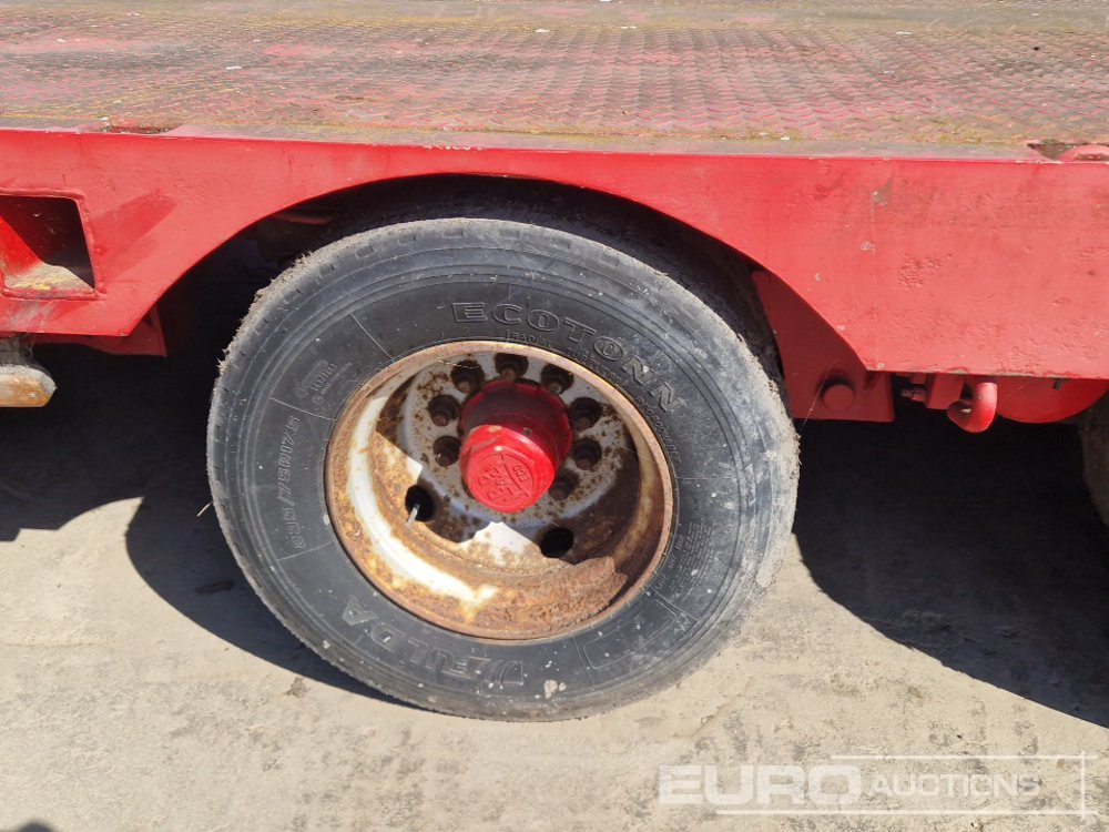 Semireboque baixa ES-GE 6 Axle Step Frame Extendable Low Loader Trailer, 4 Axle Steer, Air Brakes, Auto Lube: foto 10