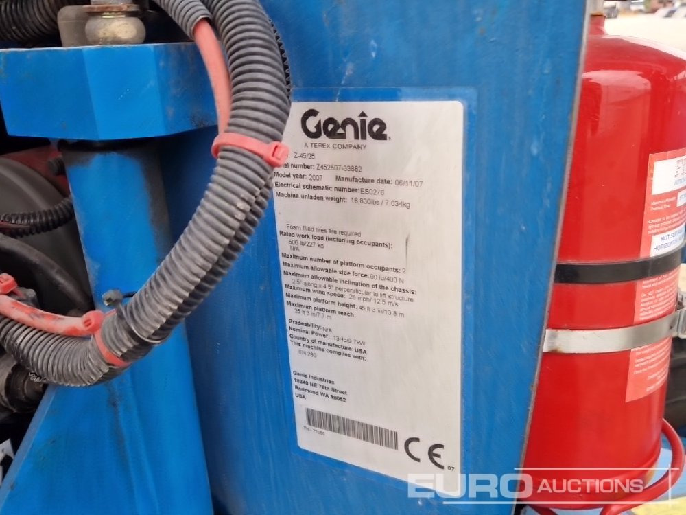 Plataforma aérea Genie Z45/25: foto 42