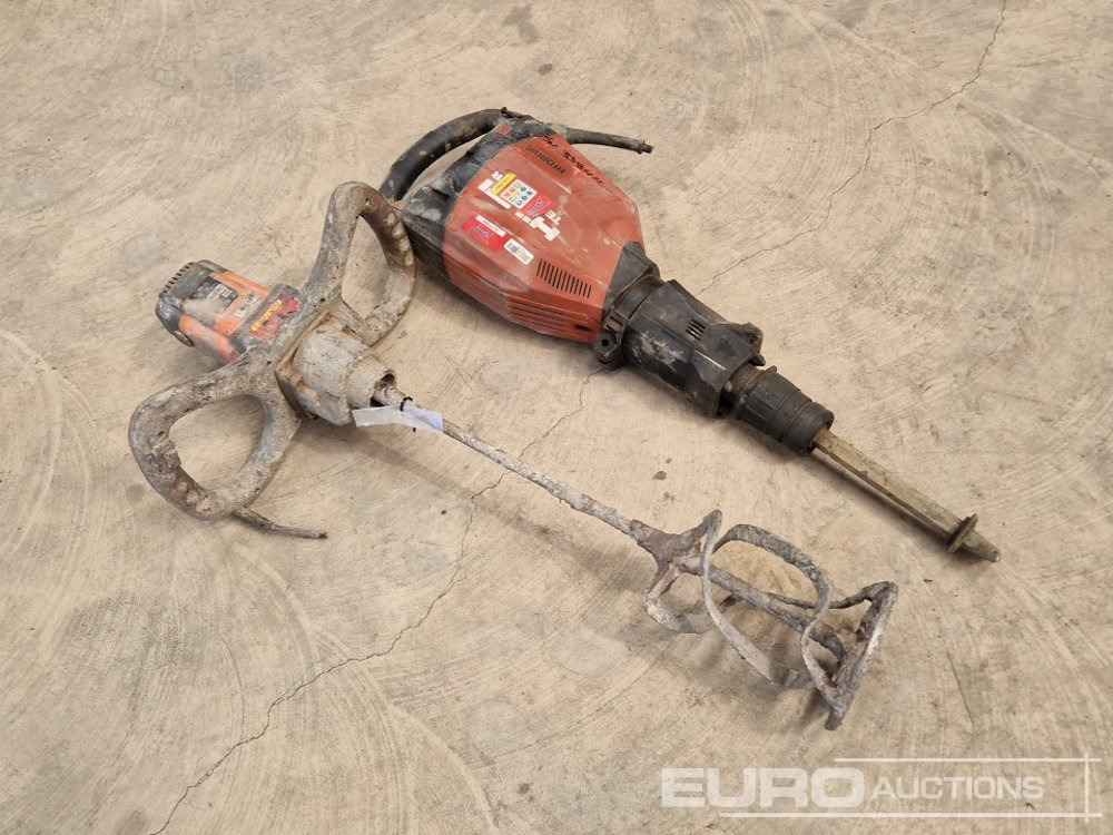 Hilti TE1000-AVR Breaker & Belle Paddle Mixer (2 of)(Spares) - Equipamento de construção: foto 4 Hilti TE1000-AVR Breaker & Belle Paddle Mixer (2 of)(Spares) - Equipamento de construção: foto 4