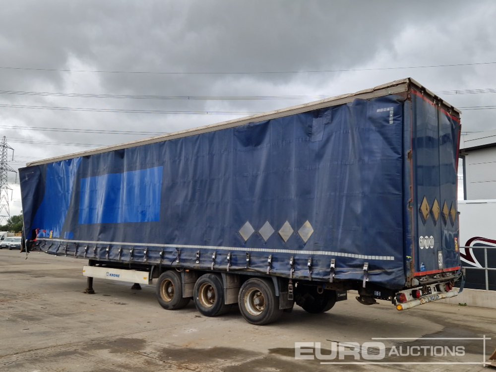 Krone Tri Axle Curtain Sider Trailer - Semi-reboque de lona: foto 3 Krone Tri Axle Curtain Sider Trailer - Semi-reboque de lona: foto 3