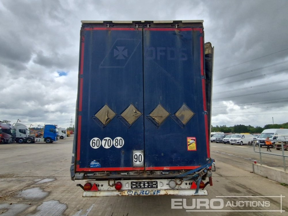 Krone Tri Axle Curtain Sider Trailer - Semi-reboque de lona: foto 4 Krone Tri Axle Curtain Sider Trailer - Semi-reboque de lona: foto 4