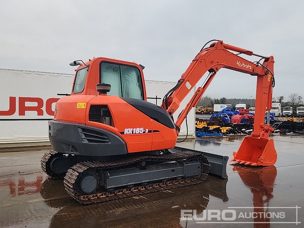 Kubota KX185-3 - Mini escavadeira: foto 5 Kubota KX185-3 - Mini escavadeira: foto 5