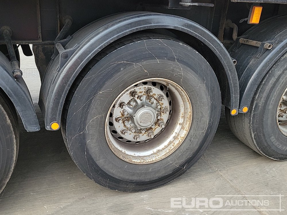 Semi-reboque plataforma/ Caixa aberta M&G Tri Axle Flatbed Trailer, Twist Locks: foto 10