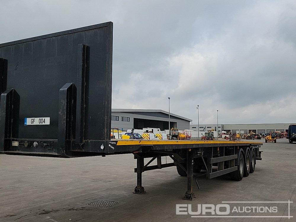 Semi-reboque plataforma/ Caixa aberta M&G Tri Axle Flatbed Trailer, Twist Locks: foto 36
