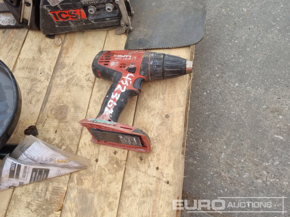 Equipamento de construção Makita 110Volt Drill, 110Volt Die Grinder, 110Volt 9" Grinder, 110Volt Rip Saw, 110Volt Jig Saw, Petrol Chainsaw Body, Hilti Battery Metal Construction Driver, Hilti 110 Volt Hammer Drill, Hilti Batte: foto 9