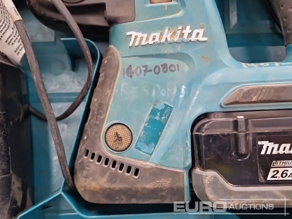 Equipamento de construção Makita BHR262 36 Volt Cordless Hammer Drill/Breaker, Charger, Battery: foto 16